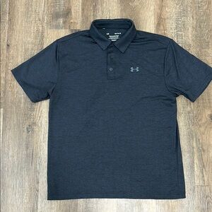 Under Armour Black Performance Polo Shirt